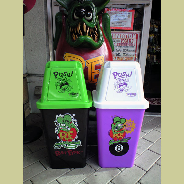 ご予約品】 RAT FINK ゴミ箱 2つセット ecousarecycling.com